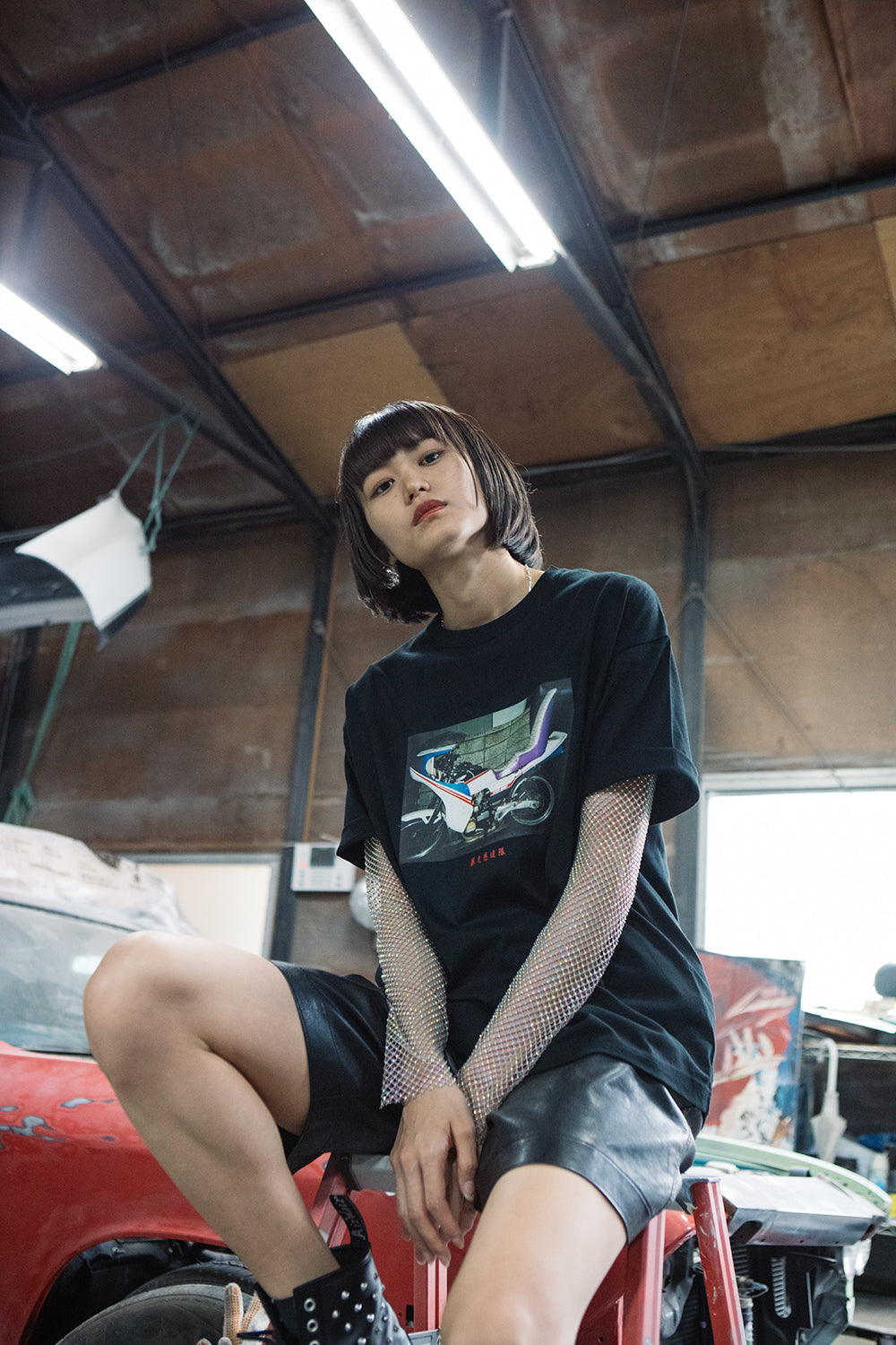 青白CBX PHOTO T-shirt